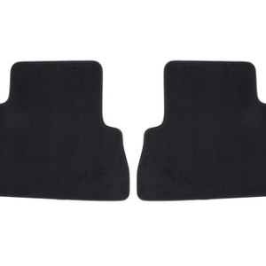 Predpražniki, zadnji del iz premium velurja, črne barve